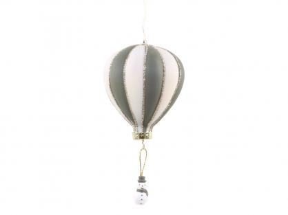 Chic Antique Juletrspynt Luftballon m. snemand 2-pack H14/7 cm , hemmetshjarta.dk