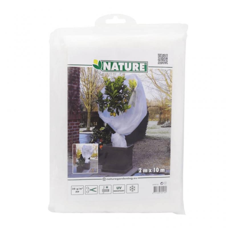 Have Frostbeskyttelse til planter fleece 30 g/m hvid 2x10 m , hemmetshjarta.dk
