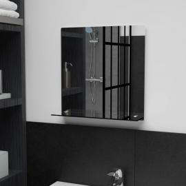 Badeværelsesspejl med hylde 40x40 cm hærdet glas , hemmetshjarta.dk