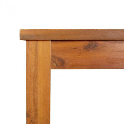 Spisebord til have 200x90x74 cm massivt akacietr , hemmetshjarta.dk