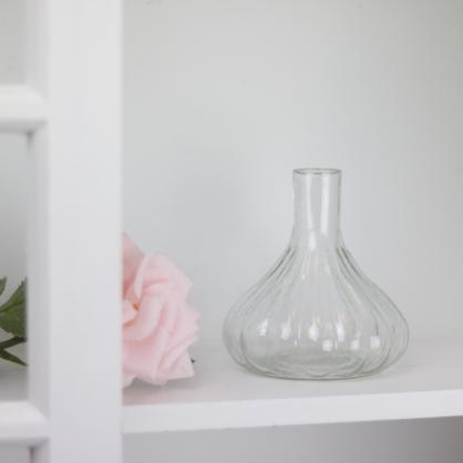 Vase/Lysestage Romance 9,5 cm - klar , hemmetshjarta.dk