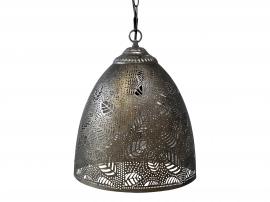 Loftslampe med antik bronze mønster H36/D30 cm , hemmetshjarta.dk