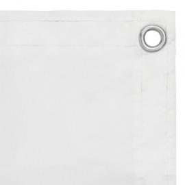 Balkonskærm hvid 120x600 cm oxford stof , hemmetshjarta.dk