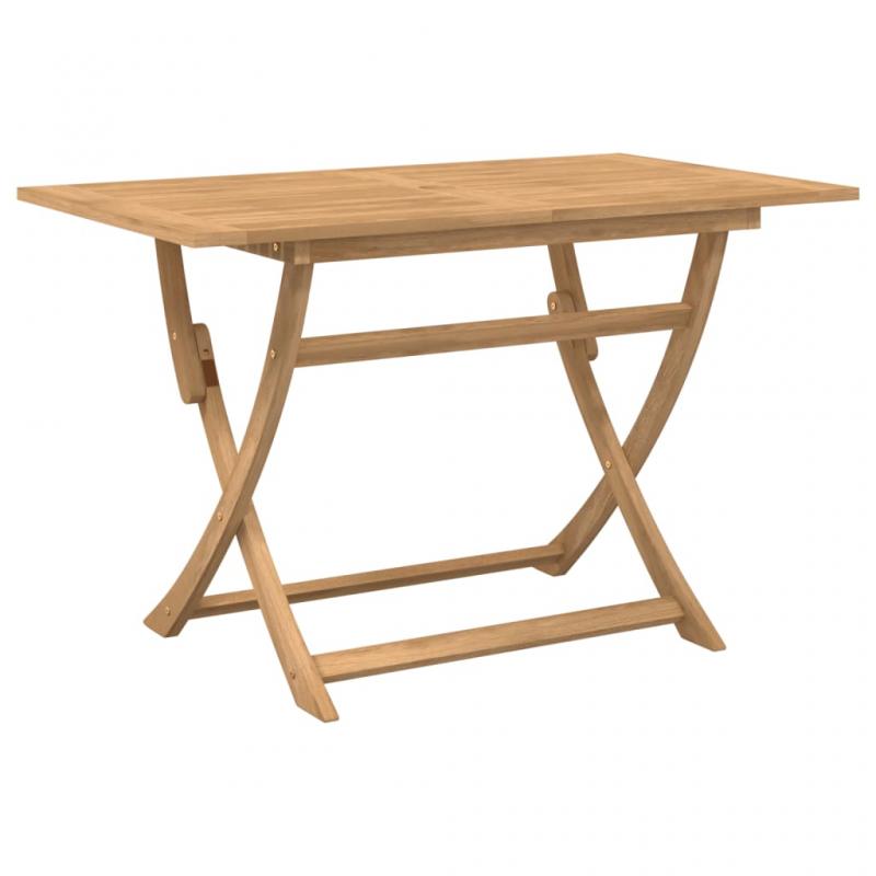 Sammenklappeligt spisebord til have 120x70x75 cm massivt akacietr , hemmetshjarta.dk