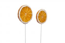 Appelsinskiver Stick Mix Poly 4,5 / 6cm 2-pak , hemmetshjarta.dk