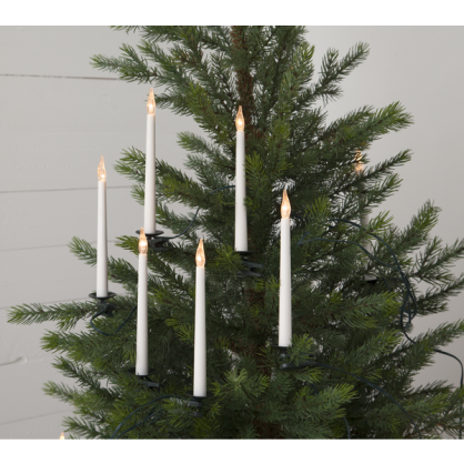 Juletrsbelysning Hvid SlimLine 16 18cm , hemmetshjarta.dk