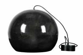 A Lot Dekoration - Loftslampe Globe Grå Onyx Ø45x36cm , hemmetshjarta.dk
