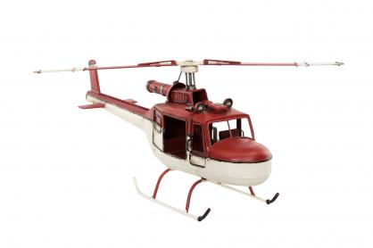 A Lot Dekoration - Metaldekoration Helikopter Metal 35x11x16cm , hemmetshjarta.dk