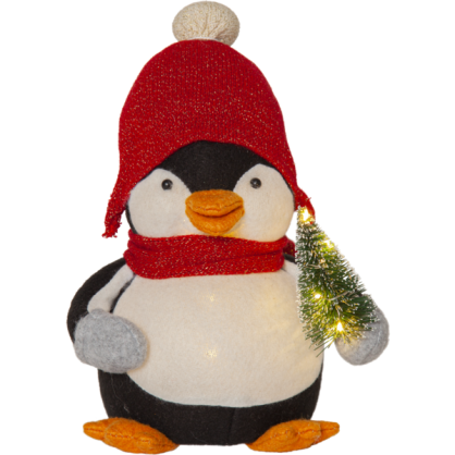 Julepynt LED Joylight Penguin 25 cm , hemmetshjarta.dk