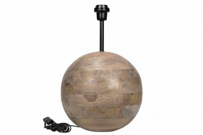 A Lot Dekoration - Lampefod Globe Tr Antik , hemmetshjarta.dk