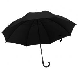 Paraply sort 130cm , hemmetshjarta.dk
