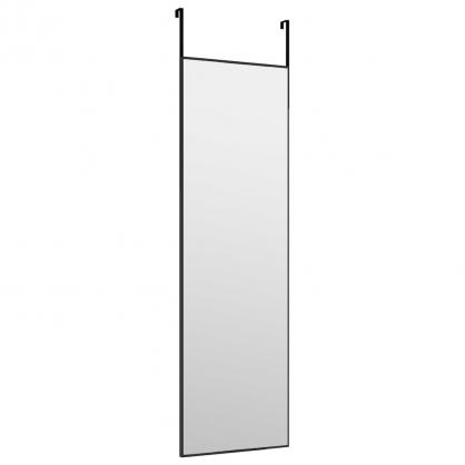 Sidespejl sort 30x100 cm glas og aluminium , hemmetshjarta.dk