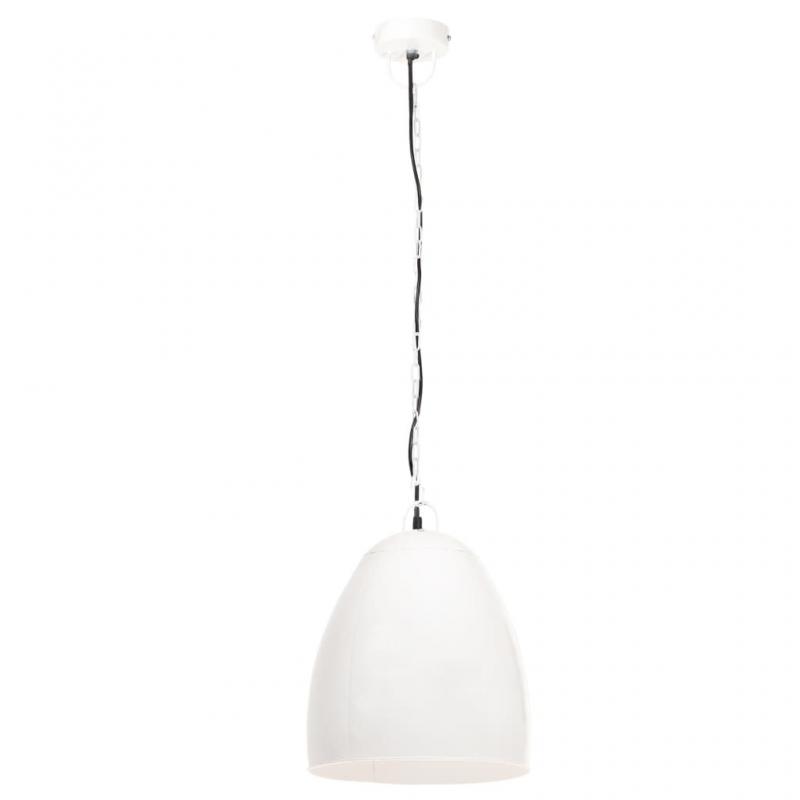 Loftslampe Pendel industriel hvid 42 cm 25 W E27 , hemmetshjarta.dk