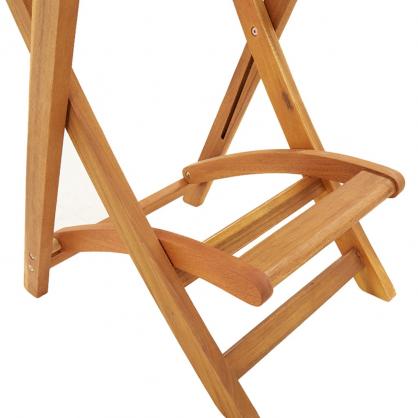 Sammenklappelige barstole 2 massivt akacietr , hemmetshjarta.dk
