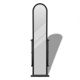 Gulvspejl spejl 152 cm sort , hemmetshjarta.dk