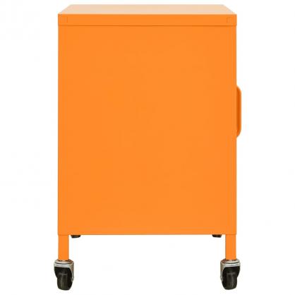 Opbevaringsskab orange stl p hjul 60x35x56 cm , hemmetshjarta.dk