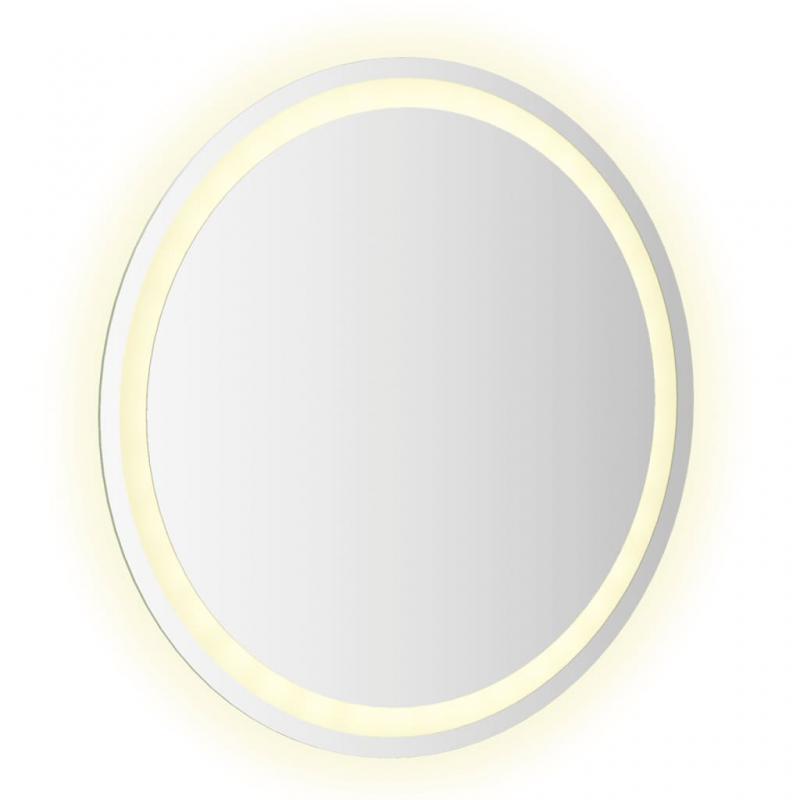 Badevrelsesspejl LED rundt  60 cm , hemmetshjarta.dk
