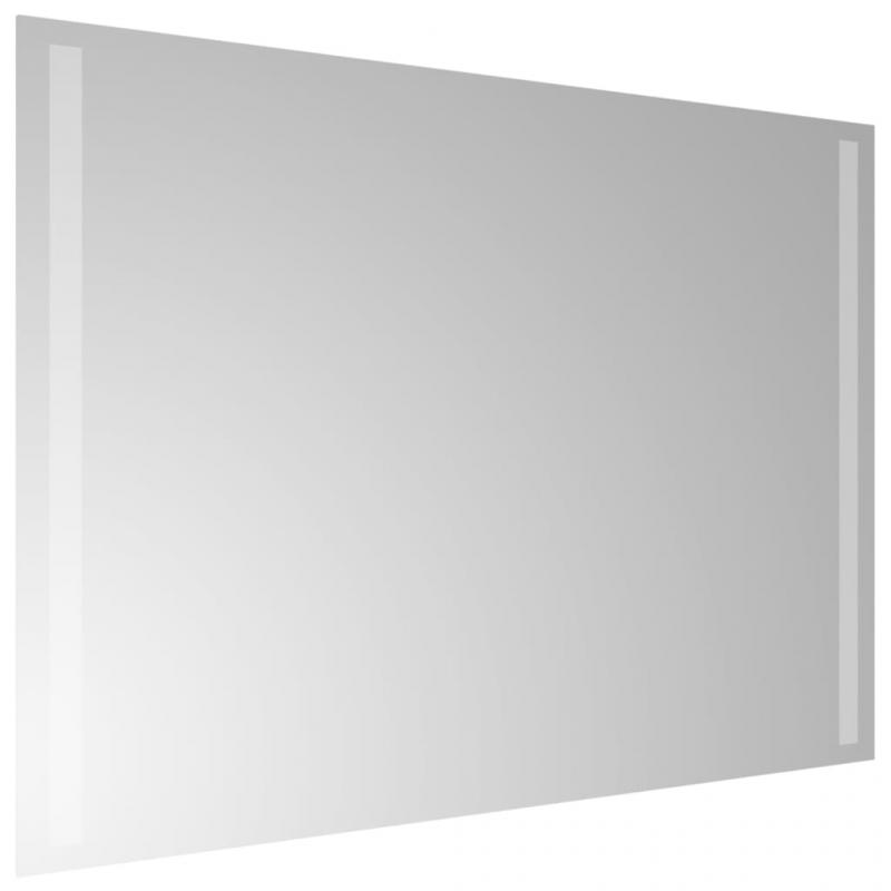 Badevrelsesspejl LED rektangulrt 50x70 cm , hemmetshjarta.dk