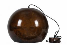 A Lot Dekoration - Loftslampe Globe Brun Onyx Ø45x36cm , hemmetshjarta.dk