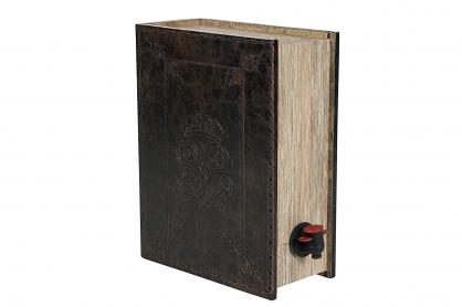 A Lot Dekoration - Bog skjuler Bag in Box Lder 30x23x11,5cm , hemmetshjarta.dk