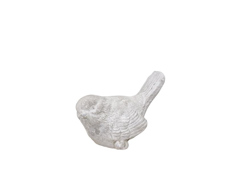 Chic Antique Fugl til deko H9,5/L11/B7,5 cm fransk gr , hemmetshjarta.dk
