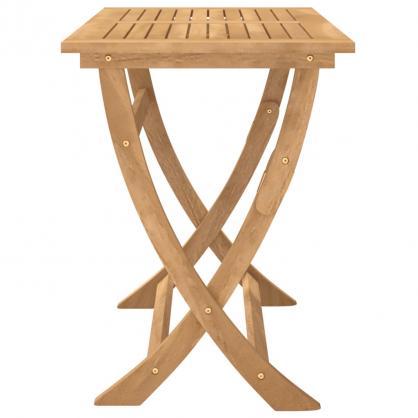 Sammenklappeligt spisebord til have 110x55x75 cm massivt akacietr , hemmetshjarta.dk