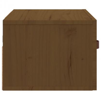 Vgmonteret sengebord Honningbrunt 40x29,5x22 cm 2 stk , hemmetshjarta.dk