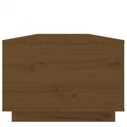 Sofabord 100x50x35 cm honningbrunt massiv fyrretr , hemmetshjarta.dk
