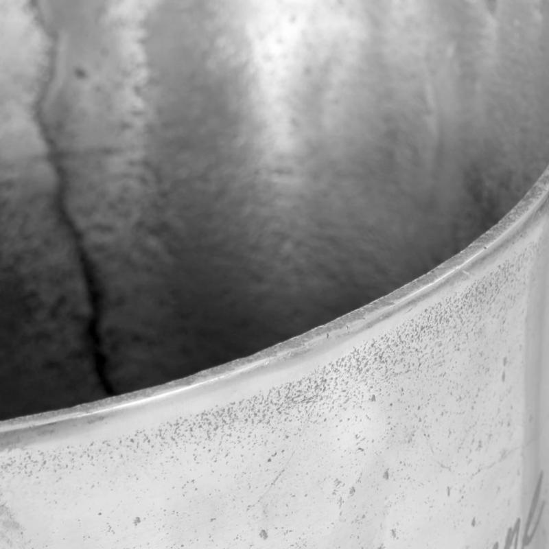 Champagnekler p fod massiv aluminium 39x29x71 cm slv , hemmetshjarta.dk