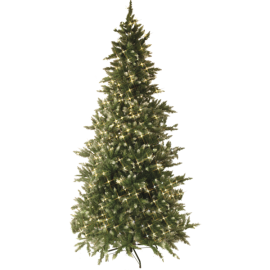 Juletræ med LED Vancouver EL Udendørs 550 Lys 130x225cm , hemmetshjarta.dk