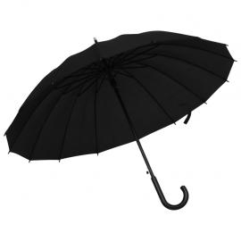 Paraply automatisk sort 105 cm , hemmetshjarta.dk