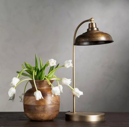 A Lot Dekoration - Vase Lucky Wood Brown 18x21cm , hemmetshjarta.dk