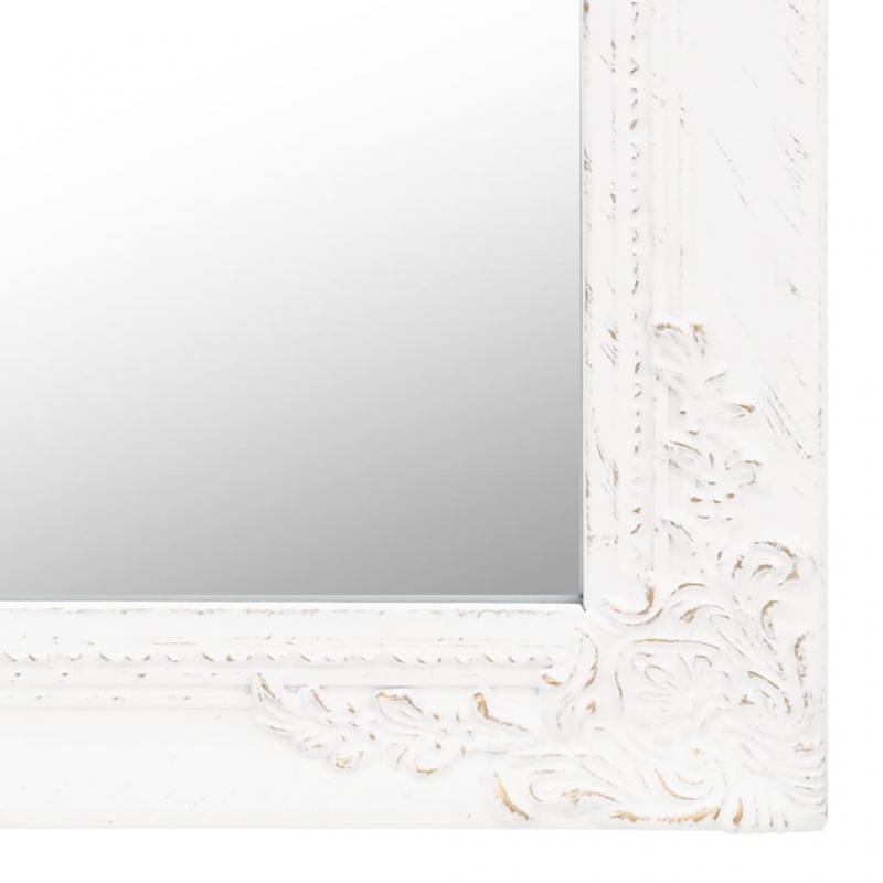 Gulvspejl barokstil hvid 45x180 cm , hemmetshjarta.dk