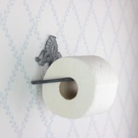 Toiletpapirholder - antikgrå , hemmetshjarta.dk