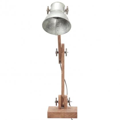 Bordlampe industriel slv rund 58x18x90 cm E27 , hemmetshjarta.dk