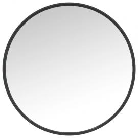 Vægspejl rundt sort Ø 50 cm , hemmetshjarta.dk