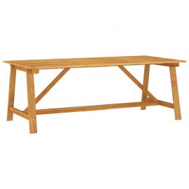 Spisebord til have 206x100x74 cm massivt akacietræ , hemmetshjarta.dk