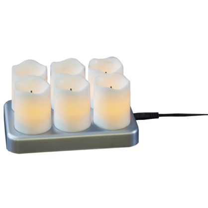 LED-lys 6-pack Chargeme , hemmetshjarta.dk