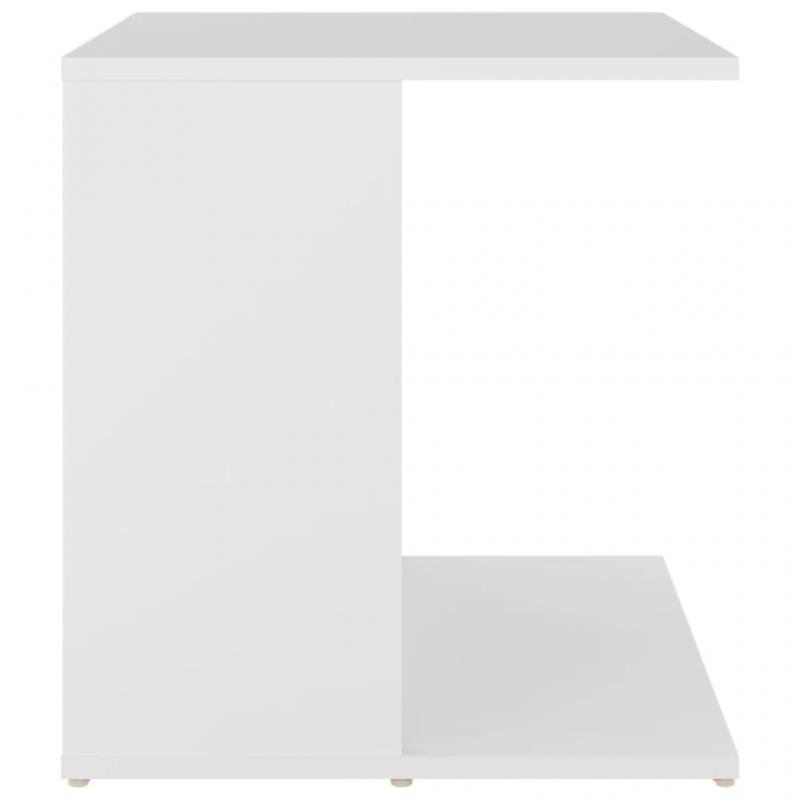 Sidebord 45x45x48 cm hvidt konstrueret tr , hemmetshjarta.dk
