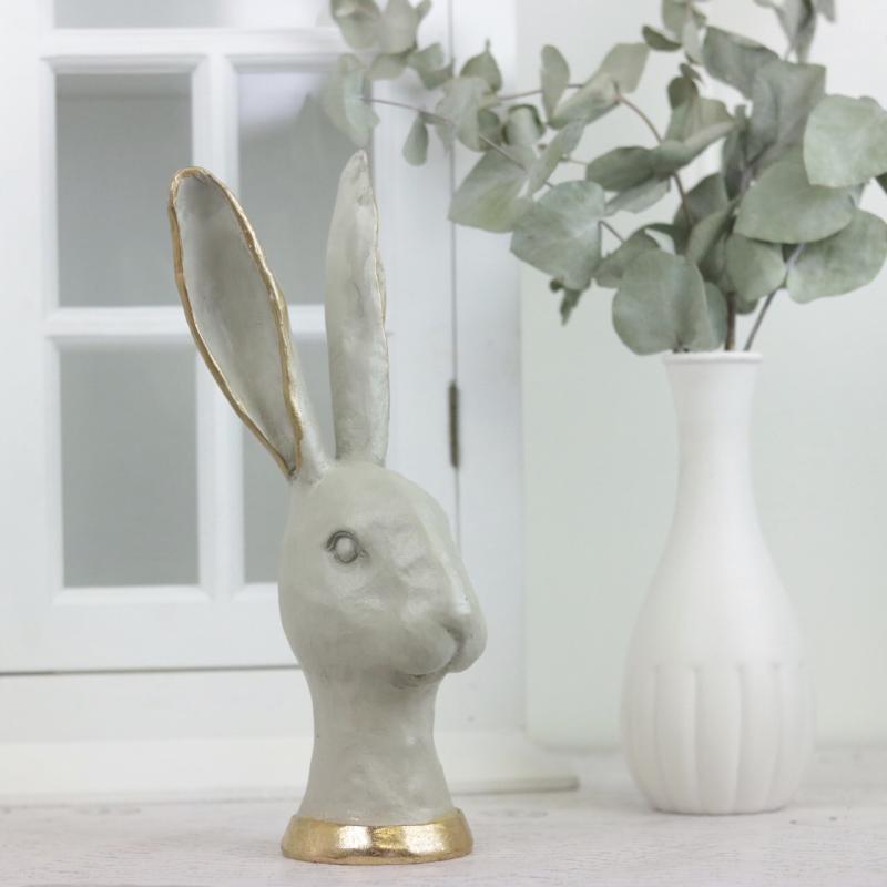 A Lot decoration Hare hode 27 cm , hemmetshjarta.dk