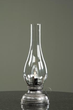 A Lot Dekoration - Bordlampe El 42 cm - Skyet gr , hemmetshjarta.dk