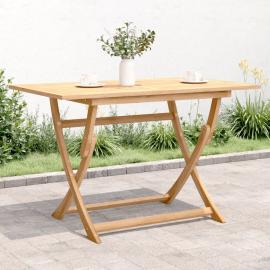 Sammenklappeligt spisebord til have 120x70x75 cm massivt akacietræ , hemmetshjarta.dk