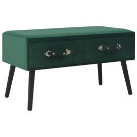 Sofabord 80x40x46 cm grønt fløjl , hemmetshjarta.dk