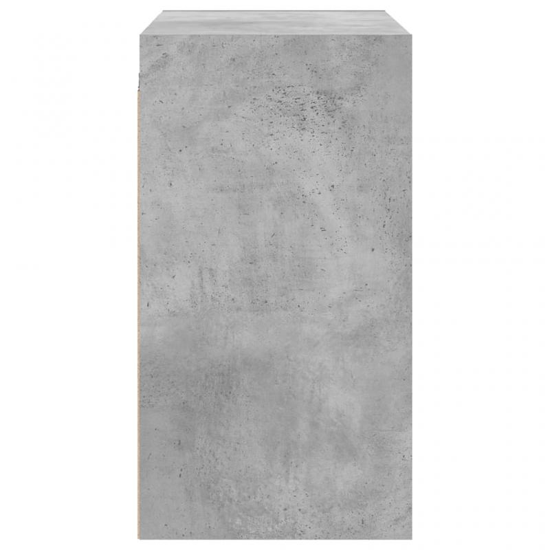Vgskab betongr 68x37x68,5 cm med glaslger , hemmetshjarta.dk