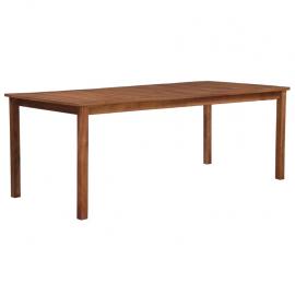 Spisebord til have 200x100x74 cm massivt akacietræ , hemmetshjarta.dk