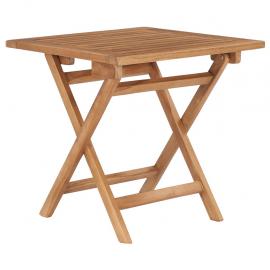 Sammenklappeligt spisebord til have 45x45x45 cm massiv teaktræ , hemmetshjarta.dk