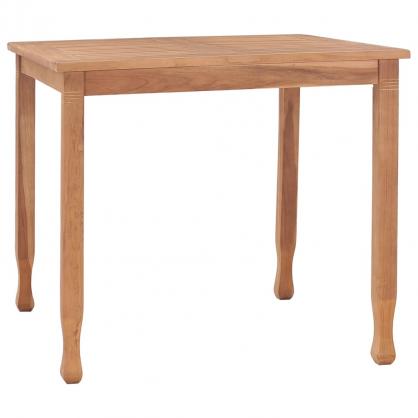 Spisebord til have 85x85x75 cm massiv teaktr , hemmetshjarta.dk