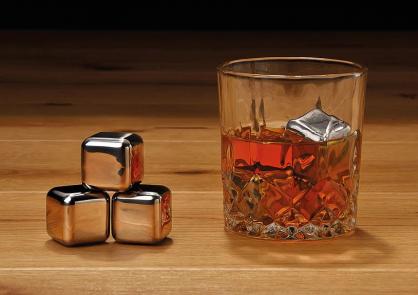 Luksus whiskyst trkasse 6 stlterning 1 pose 2 glas 1 tang (B/H/D) 23x10x21cm , hemmetshjarta.dk