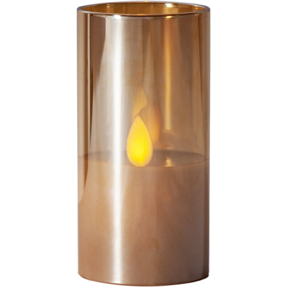 LED Bloklys M-Twinkle Amber 5x10 , hemmetshjarta.dk