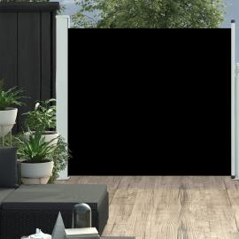 Udtrækkeligt sidemarkise til terrasse sort 170x300 cm , hemmetshjarta.dk